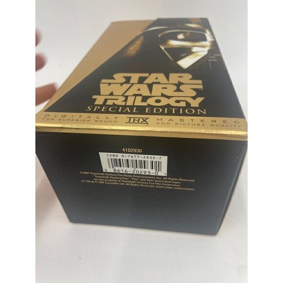Vintage Star Wars Trilogy Special Edition Collectors VHS Box Set - Picture 5 of 6